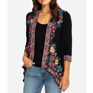 Johnny Was Quinn draped cardigan size XS